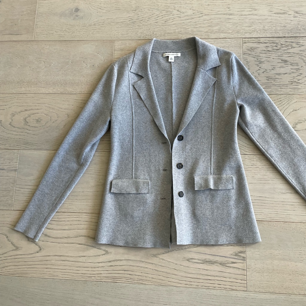 Banana Republic Xs Women’s Grey Blazer